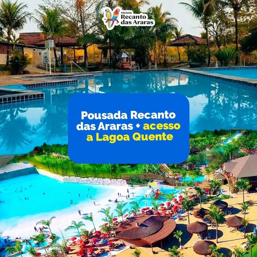 Pousada Recanto Das Araras "Com Acesso Ao Lagoa Quente" Калдас Новас Екстериор снимка